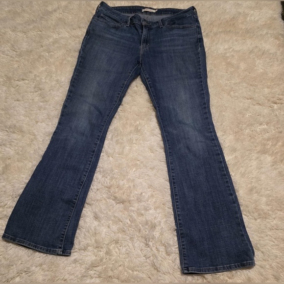Levi's Women’s 715 Blue Boot Cut Jeans Classic EUC - Picture 1 of 8